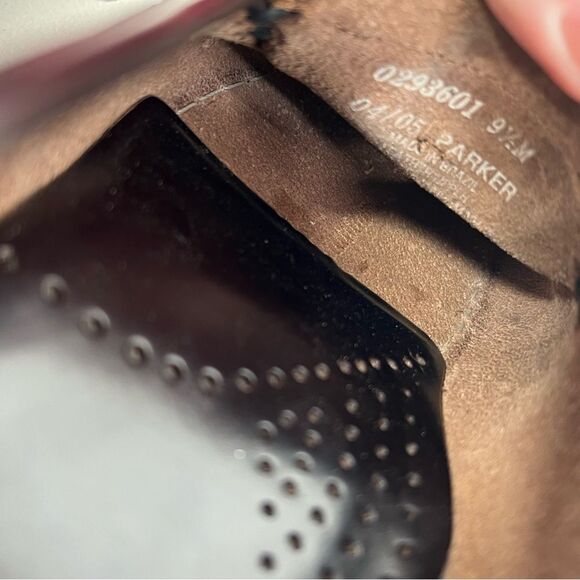 Bass Parker Leather Slip On Loafer Burgundy With Buckle 0293601 9.5 - Picture 11 of 12